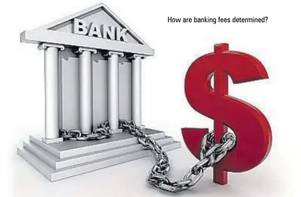  ??  ?? How are banking fees determined?