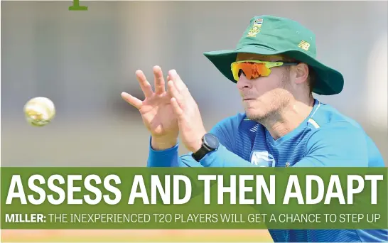 ?? Picture: Gallo Images ?? FRANKLY SPEAKING. Proteas batsman David Miller says the T20 team have to concede that they are the underdogs.