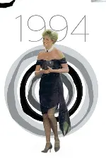 strapless open back dress Versace Spring 1996 Runway Princess Diana Black Silk Gown – Studded Petals  Vintage main image 1