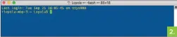  ??  ?? 2.The Terminal. Don’t worry if your screen doesn’t look like this. I changed it in the Terminal settings, and you can too. In Terminal, select Terminal → Preference­s → Profiles, click on the one you like, and then click on the Default button.