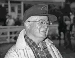  ?? BILL DENVER/EQUI-PHOTO ?? J. Willard Thompson won 2,137 career races as a trainer.