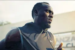  ??  ?? Usain Bolt in a scene from the ‘Stronger Together’ Olympic video series.