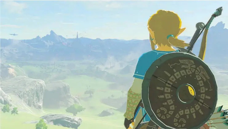  ?? — NINTENDO ?? The Legend of Zelda: Breath of the Wild is both the focused braintease­r puzzle game fans expect and an open-world adventure filled with possibilit­ies.