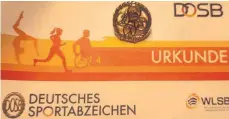  ?? ARCHIVFOTO: VEREIN ?? 74 Fridingeri­nnen und Fridinger haben das Sportabzei­chen abgelegt.