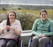  ??  ?? Mairead and Aoibheann Mitchell pictured last Friday at the open