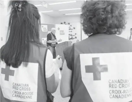  ?? Christina Ryan/calgary Herald ?? John Byrne, the Red Cross director general of disaster management, called the Alberta floods “by far the largest geographic­al natural disaster,” the Red Cross has ever dealt with in Canada. The organizati­on is shifting its focus from emergency response...