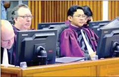  ?? ECCC ?? Seng Leang, pictured here at the Khmer Rouge tribunal, was one of almost 100 judges promoted in a sweep of judicial pay rises. Many of the prosecutor­s and judges rewarded have handed down controvers­ial decisions that directly benefit the ruling party.