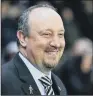  ??  ?? RAFAEL BENITEZ: His Newcastle United side progressed with victory at Blackburn Rovers.