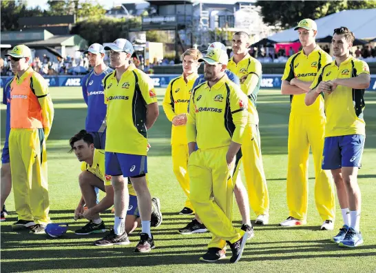  ?? Picture / Photosport ?? Australia’s top cricketers are locked in a bitter dispute with their national associatio­n.