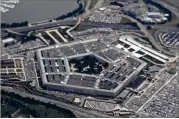  ?? ASSOCIATED PRESS 2011 ?? A Pentagon audit identified 20 “material weaknesses,” or deficienci­es in the department’s internal controls. Auditors did not report particular instances of fraud or mismanagem­ent.