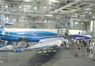  ?? BLOOMBERG ?? Officials are investigat­ing claims that Boeing dismissed quality and safety concerns during Dreamliner jet production.