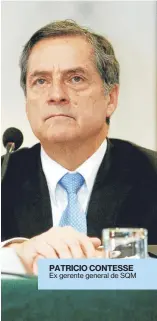  ??  ?? PATRICIO CONTESSE Ex gerente general de SQM