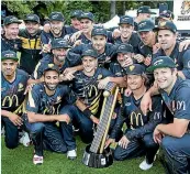  ?? PHOTOS: STUFF/GETTY IMAGES ?? The Wellington Firebirds won the 2016-17 Twenty20 Super Smash, but who will triumph this time around?