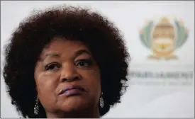  ?? Picture: AP ?? LOOKING AHEAD: Baleka Mbete set the scene for the conference on Tuesday, reflecting on progress made in gender equality, but lamented the many systemic problems.