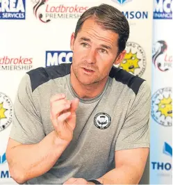  ?? Picture: SNS. ?? Partick Thistle boss Alan Archibald will welcome Danny Devine back into his squad for today’s trip to St Johnstone. However, long-term casualties Stuart Bannigan, Gary Fraser (both knee), Jason Banton (groin), Ryan Scully (shoulder) and Sean Welsh...