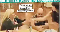  ??  ?? Žestok okršaj: Vesna Rivas i Mirela Lapanović