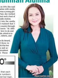  ??  ?? CHARO SANTOS-CONCIO