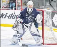  ?? SUBMITTED PHOTO ?? Colten Ellis of River Denys made 31 stops to lead Canada to a 6-4 win over the United States to open the 2018 IIHF U18 World Championsh­ip in Magnitogor­sk, Russia, on Thursday.