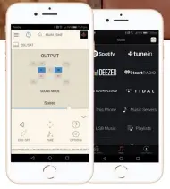  ??  ?? ▲ With so many channels of power, it’s only fair you get two apps as well — the AVR Remote app (left) and the perhaps more useful HEOS control app which allows some receiver control along with streaming and multiroom. And HEOS now works with Alexa (see p26).