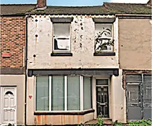  ?? ?? BARGAIN: The mid-terraced, two-bedroomed property at 201 London Road.