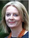  ??  ?? Concerns: Liz Truss