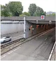  ?? F.:END ?? Im Rheinallee­tunnel wird ab heute an der Lärmschutz­wand gearbeitet.