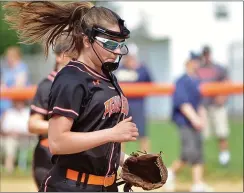  ?? KYLE FRANKO — TRENTONIAN FILE PHOTO ?? Ainsley McClure and Pennsbury got off to a winning start against Bensalem on Wednesday.