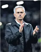  ??  ?? Self-promotion: Jose Mourinho launched a strong defence of his CV