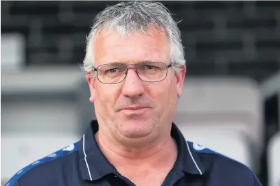  ??  ?? Tim Flowers has taken the Moss Rose hotseat as Macclesfie­ld look to return to League Two