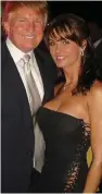  ??  ?? Affair? Karen with Donald Trump