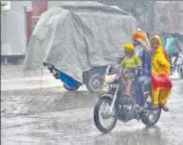  ?? SAMEER SEHGAL /HT P ?? Heavy rainfall lashes Amritsar on Sunday.