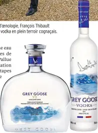  ??  ?? Après des études d’oenologie, François Thibault a relevé le défi d’élaborer une vodka en plein terroir cognaçais.