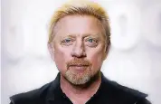  ??  ?? Tennis: Boris Becker bekommt als Head of Men’s Tennis offiziell vom DTB nur Reisespese­n erstattet.