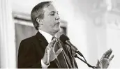  ?? Associated Press file photo ?? Ken Paxton, a former legislator, began his first term as Texas attorney general in 2015.