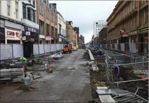  ??  ?? Sauchiehal­l Street has fallen victim to two blazes in 10 months