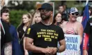  ?? Henry ‘Enrique’ Tarrio in Orlando, Florida, in February. Photograph: Joe Raedle/ Getty Images ??