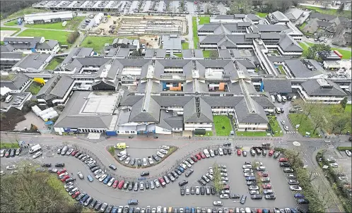  ?? Picture: Barry Goodwin ?? Maidstone Hospital car park