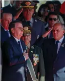  ??  ?? A Financial Times editorial recently described Bolsonaro’s tweets as characteri­stic of ‘a gay-bashing, tree-hating, gun-loving maniac — who is nostalgic for the days of military dictatorsh­ip’. Photograph: Miguel Schincario­l/AFP/Getty