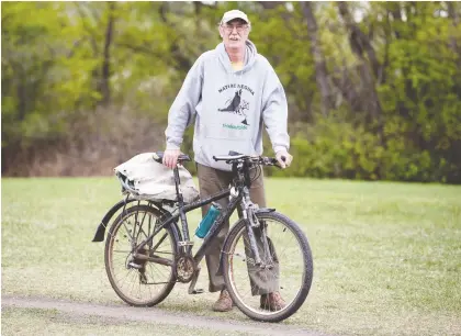  ?? TROY FLEECE FILES ?? Jim Elliott, seen here in May, has been an environmen­talist, activist and politician for decades in Regina. “We've got this wonderful vision of being sustainabl­e and affordable and inclusive and accessible, but we've never gotten past the vision,” the mayoral candidate says.