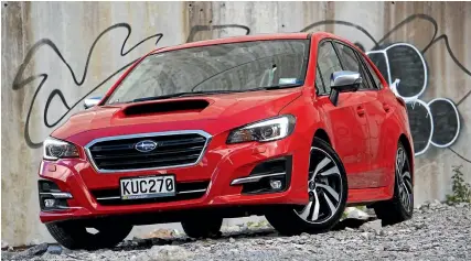  ??  ?? New bumper, grille and adaptive headlights up front. Same 2.0-litre turbo engine under the bonnet, courtesy of WRX.