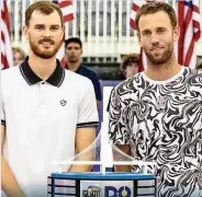  ?? ?? Winning feeling Jamie Murray and Michael Venus claimed victory in Dallas