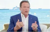  ??  ?? Ex governator­e Arnold Schwarzene­gger (70 anni) è stato governator­e della California