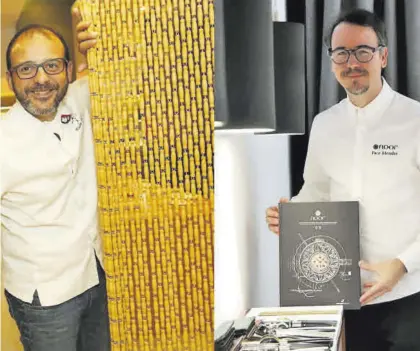  ?? SANCHEZ MORNO/ FRANCISCO GONZÁLEZ ?? Los chefs cordobeses Kisko García y Paco Morales mantienen sus estrellas Michelin.