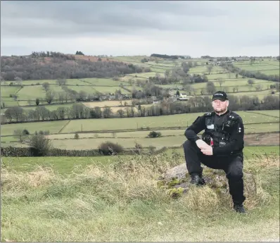  ?? PICTURES: JAMES HARDISTY. ?? KEEPING WATCH: Sergeant Kevin Kelly is a member of North Yorkshire Police’s wildlife taskforce.