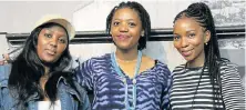  ?? Picture: LONDEKA DLAMINI ?? ARTS SQUAD: Arts enthusiast­s, from left, Nomaxabiso Rali, Nobesuthu Rayi and PE Opera House PR and marketing officer Cingiwe Skosana visited the South End Museum to watch ‘Port of Site’, a poetry, song, dance and drama production showcased on Saturday