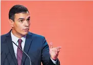  ?? AFP ?? Primer ministro español, Pedro Sánchez.