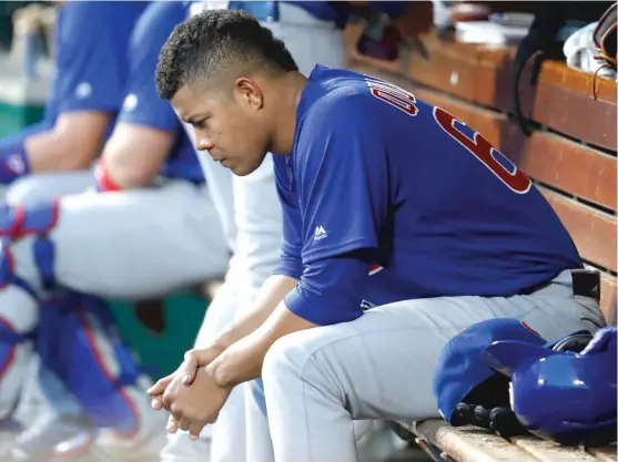  ?? AP ?? After allowing only six earned runs in his last four starts combined, Jose Quintana allowed four earned runs in five innings Friday against the Reds in Cincinnati.