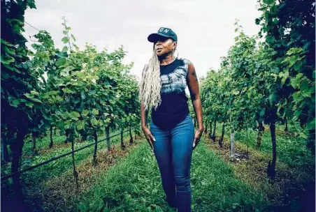  ?? Photos by Sun Goddess ?? “I hope and do think we’ll be able to name more than a few Black-owned wine labels in the near future,” singer Mary J. Blige says.