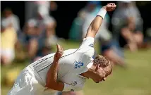  ?? PHOTO: GETTY IMAGES ?? Neil Wagner used the short ball for good effect to take test-best figures of 6-41 as New Zealand dominated the first day of the first test against Zimbabwe.