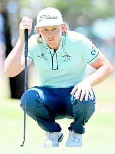  ?? PHOTOGRAPH COURTESY OF EUROPEANTO­UR.COM ?? CAMERON Smith is on his way to another title this season as he leads the Fortinet Australia PGA Championsh­ip by three shots.